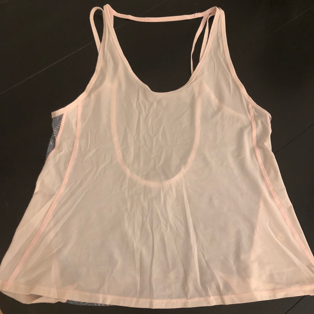 Lululemon Pale Pink Athletic Tank